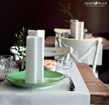 Plus Color Bianco  ⫸ Airlaid Τραπεζομάντηλο Λευκό