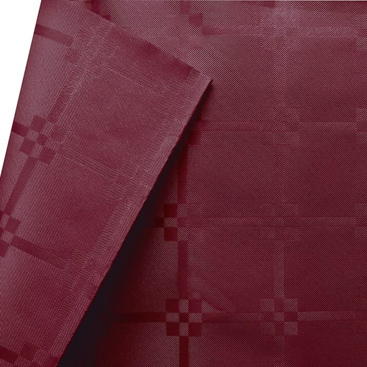 DAMA BORDEAUX ⫸ ανάγλυφο γυαλιστερό χάρτινο 2v τραπεζομάντηλο μπορντό 100x100cm