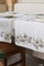 Plus Olivia ⫸ Airlaid Runner White with Olive Design- 120Χ48