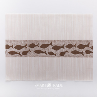 PLUS MAREA CACAO 30Χ40 BROWN | AIRLAID PLACEMAT