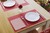 Recycled Bordeaux ⫸ Airwave Placemat Red- 30x48cm