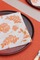 Mono Garden Terracotta ⫸ Airlaid Napkin In Orange Floral Design- 40x40cm
