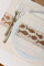 PLUS MAREA CACAO ⫸ Airlaid Πετσέτα Φαγητού Με Σχέδιο Ψαράκια Καφέ- 40x40cm