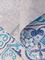MAIOLICA AZZURRO BLU ⫸ χάρτινο 3v τραπεζομάντηλο με σχέδιο γαλάζιο-μπλε