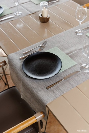 Plus Flem Moka ⫸ Airlaid Runner καφέ 120x48cm