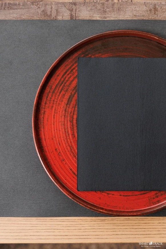 Color Nero ⫸ Paper Napkin Black- 40x30εκ.