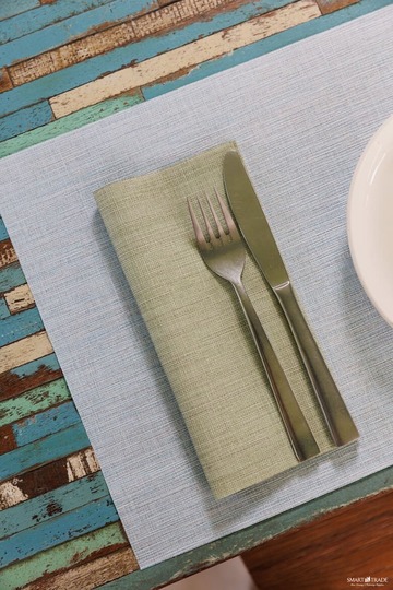 Plus Flem Verde ⫸ Airlaid Πετσέτα Φαγητού Ανάγλυφη Σε Πράσινο