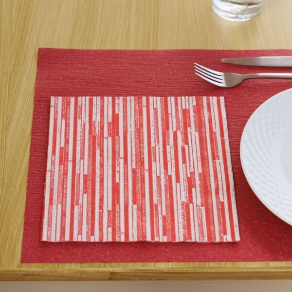 Airlaid Mono Back Rosso