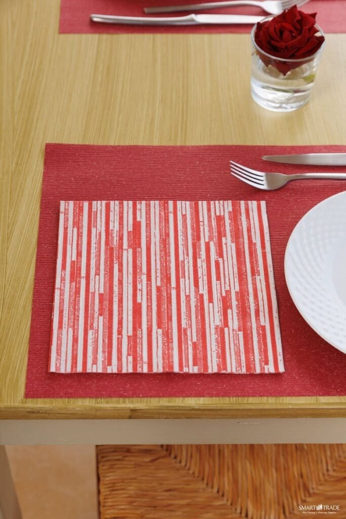 Airlaid Mono Back Rosso