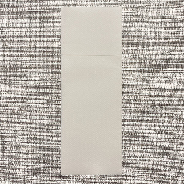 Tasca Airlaid Bianco 44x32cm