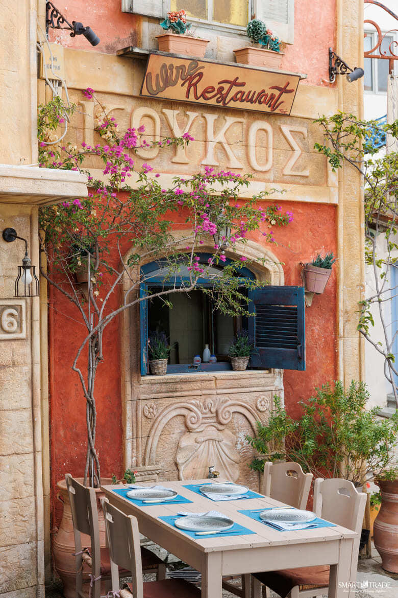 Koukos Wine Restaurant petseta logic blue