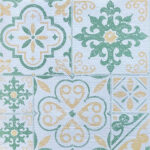 maiolica verde giallo xartino trapezomantilo